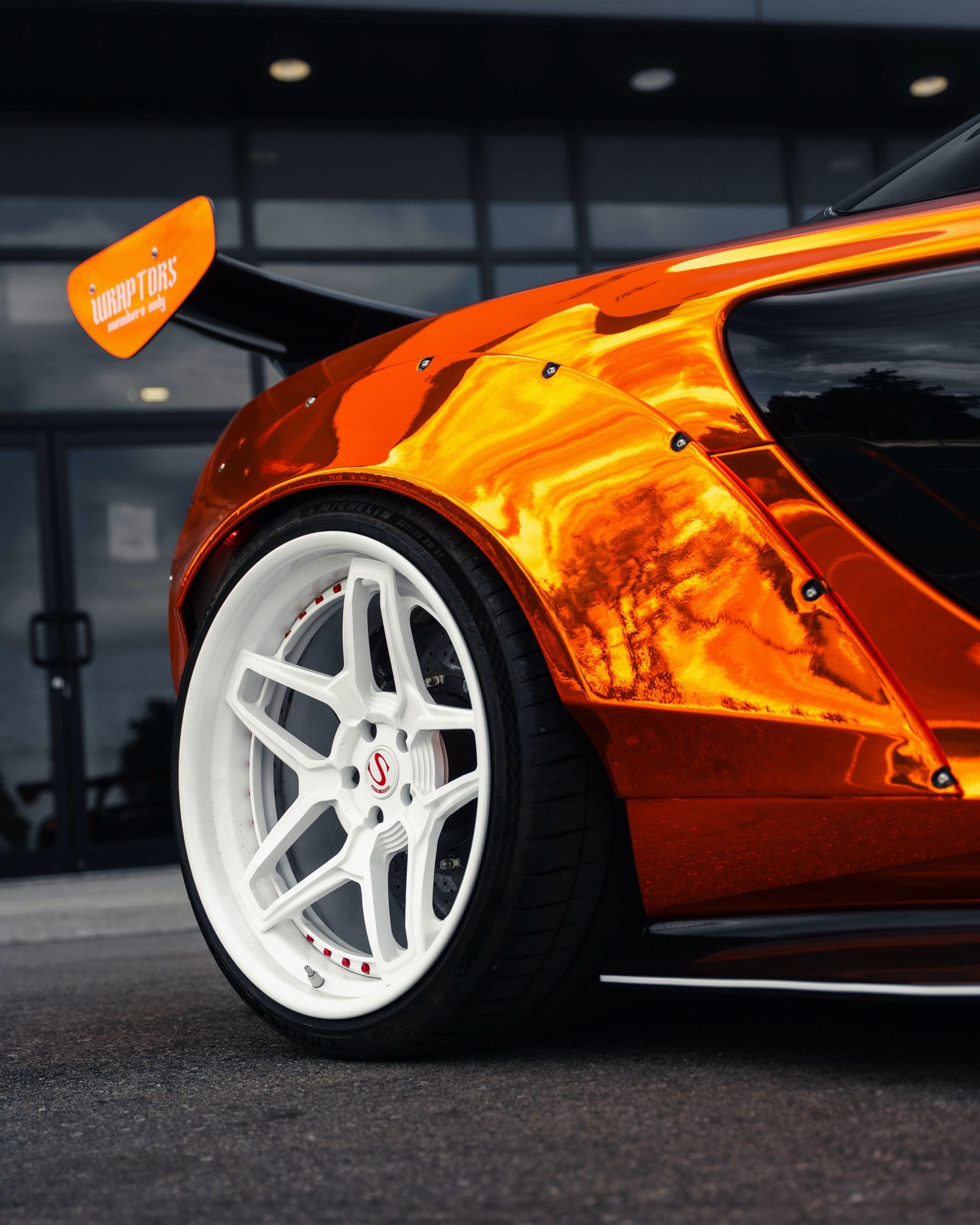 Wraptors McLaren build detail