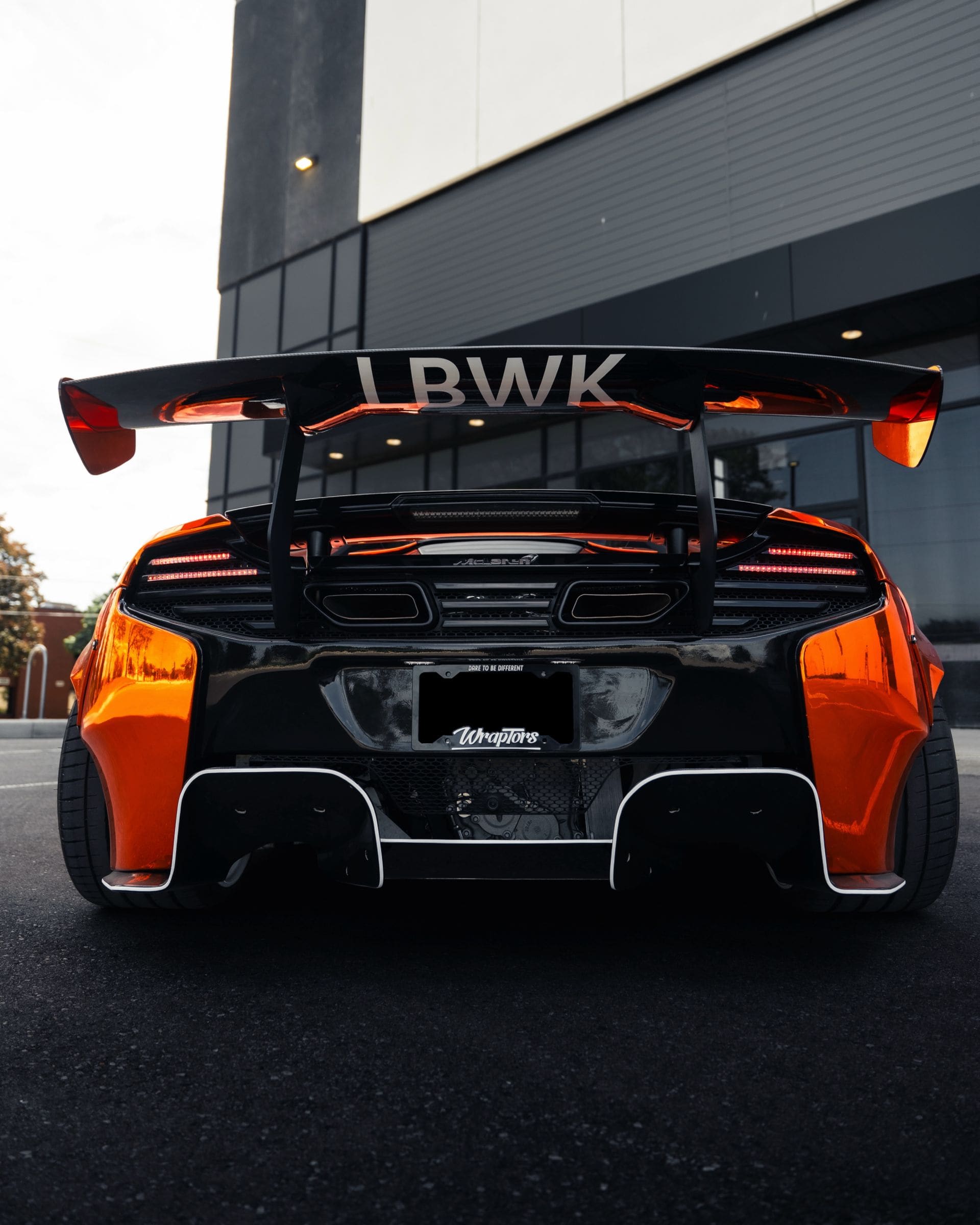 Wraptors McLaren build, rear