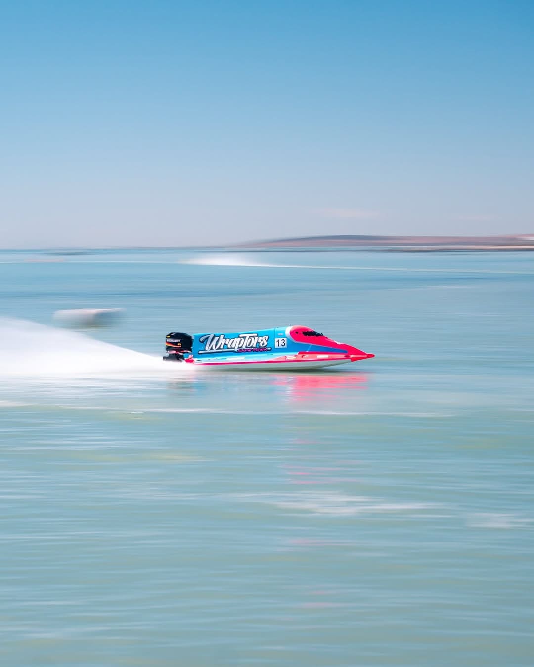 Wraptors race boat